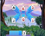 Kings and queens solitaire tripeaks pasziánsz HTML5 játék